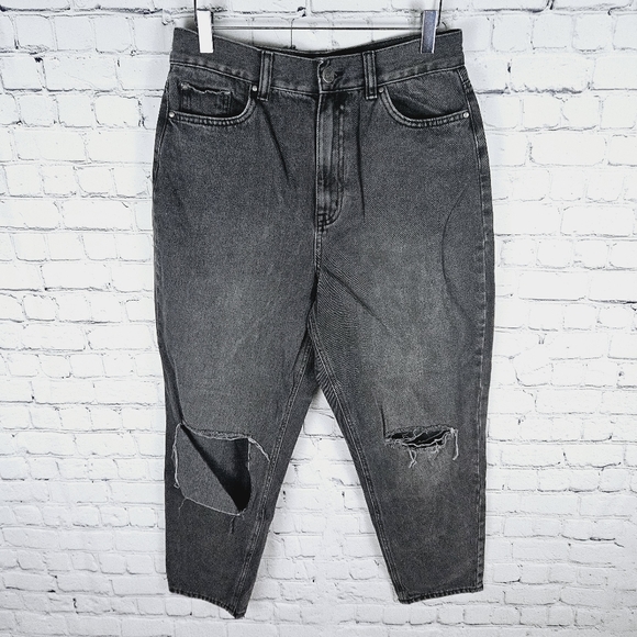 A.C.W. | high waist busted knee mom jeans - Picture 4 of 8